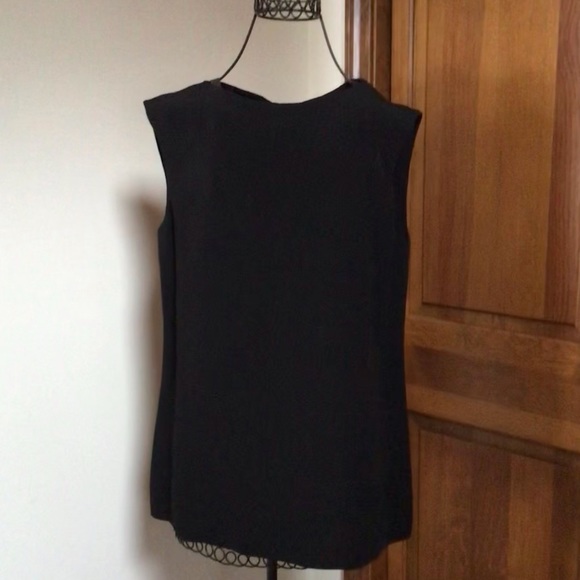 Emporio Armani Tops - Emporio Armani Fluid black Crepe Top. Size 44